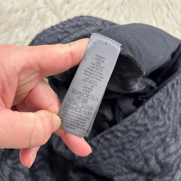 John Varvatos Men's S Black Gray Zebra Jacquard Gary Shorts Knit Pull On Casual - Picture 4 of 6